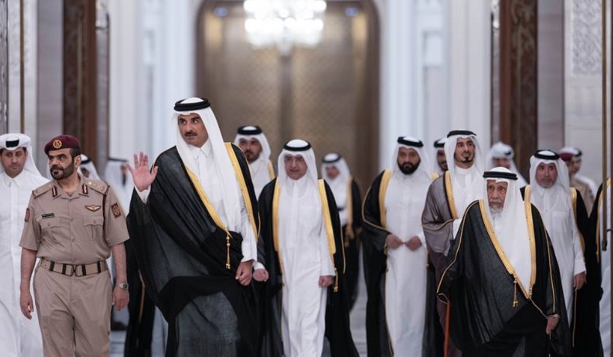 HH the Amir Hosts Iftar Banquet for Members of Ruling Family and Dignitaries